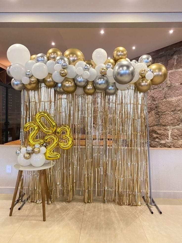 decoração simples reveillon