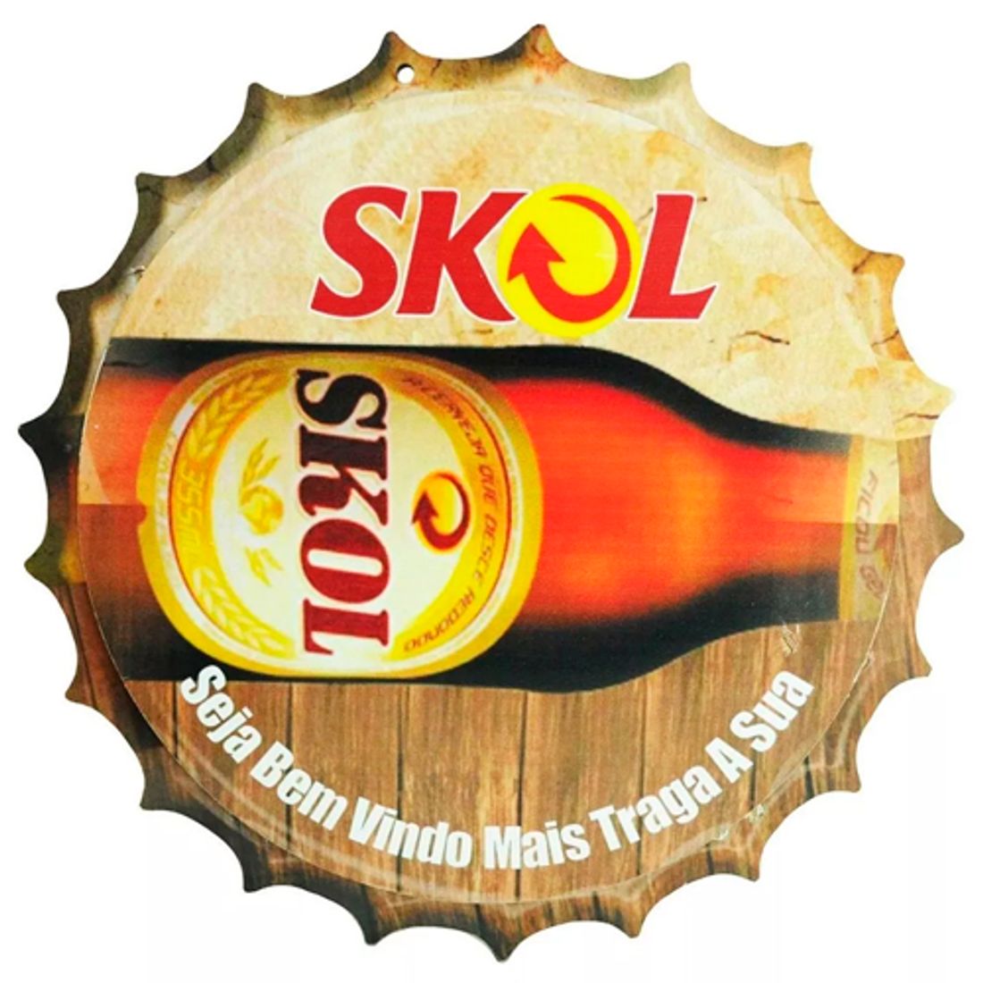 como fazer topo de bolo skol caseiro