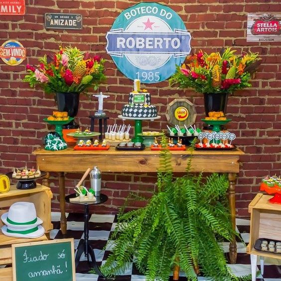 ideias criativas decoração festa skol boteco