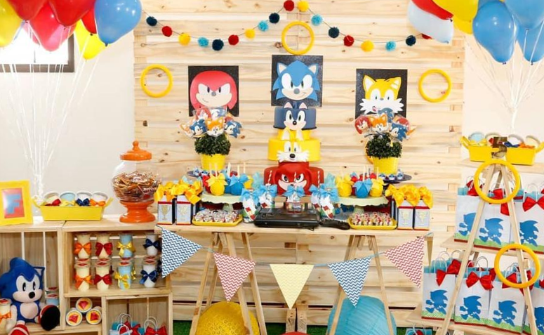 DIY Decoração Sonic: Painéis
