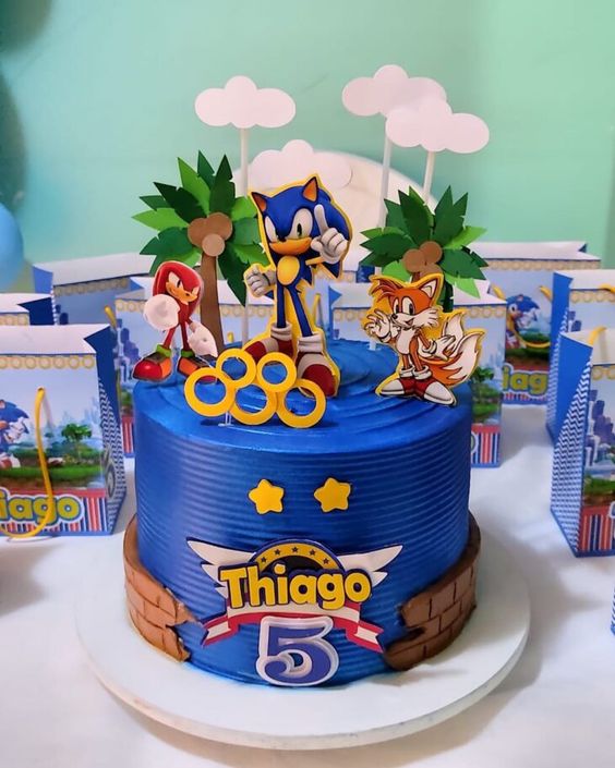 decoração sonic festa infantil