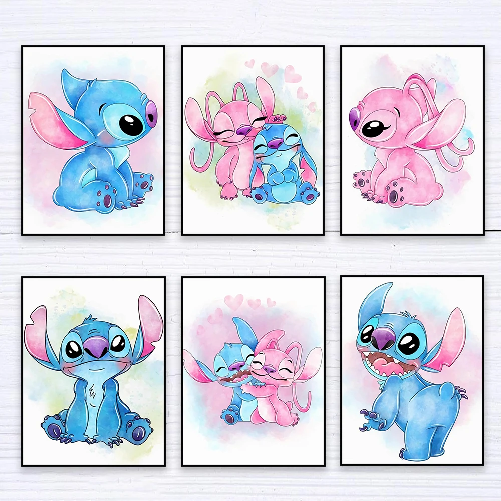 decoração stitch e angel