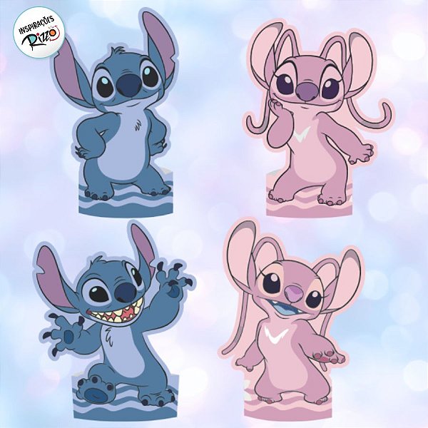 decoração stitch e angel