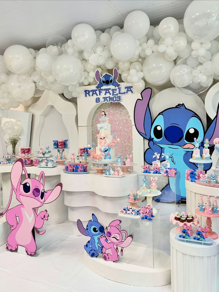 decoração stitch luxo