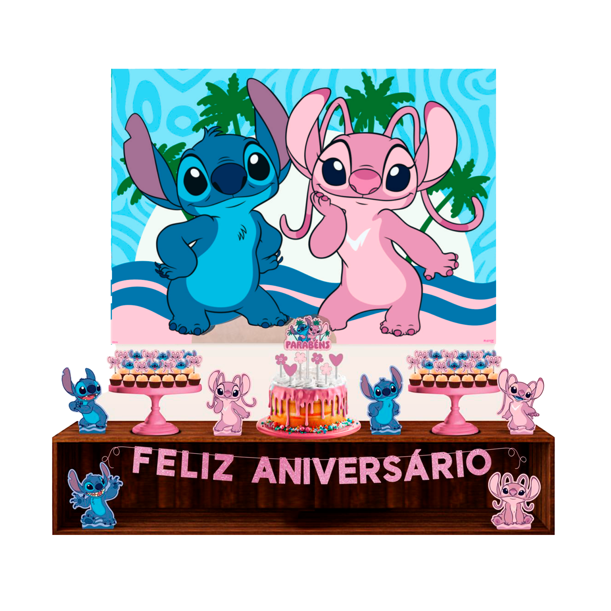 decoração quarto infantil stitch