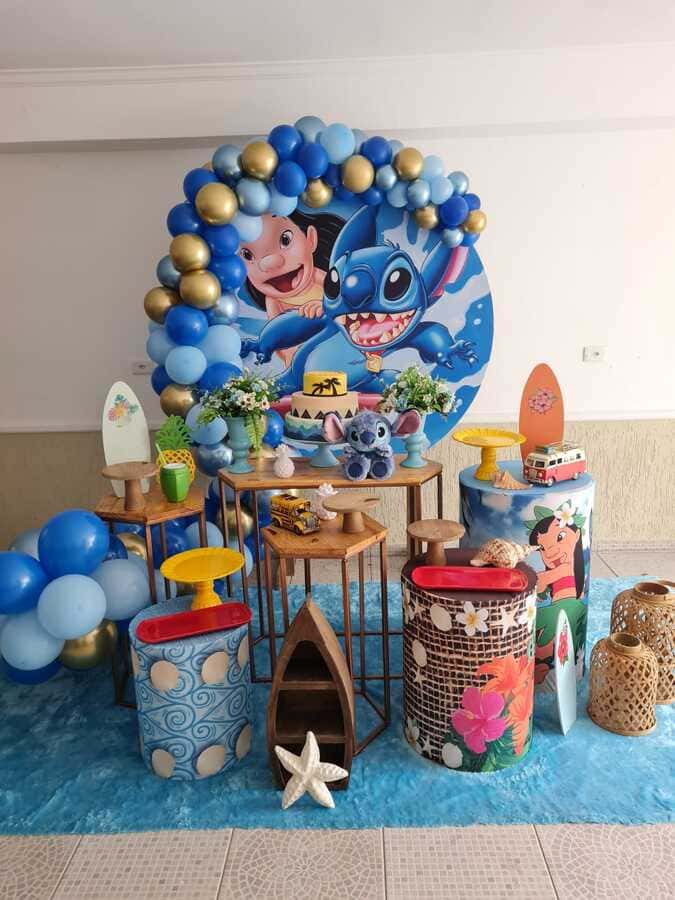 decoração stitch para menina