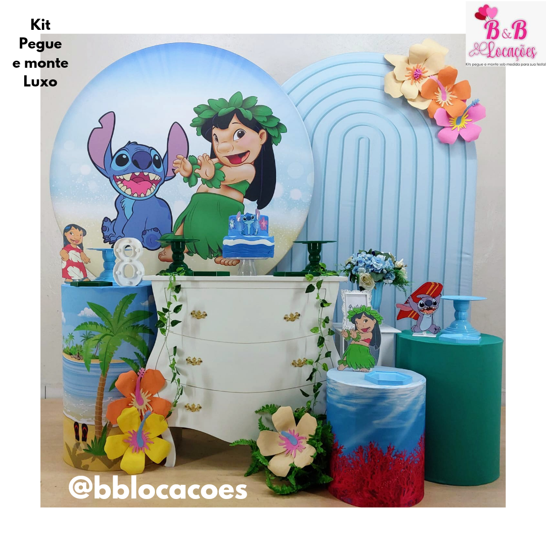 balões stitch e angel