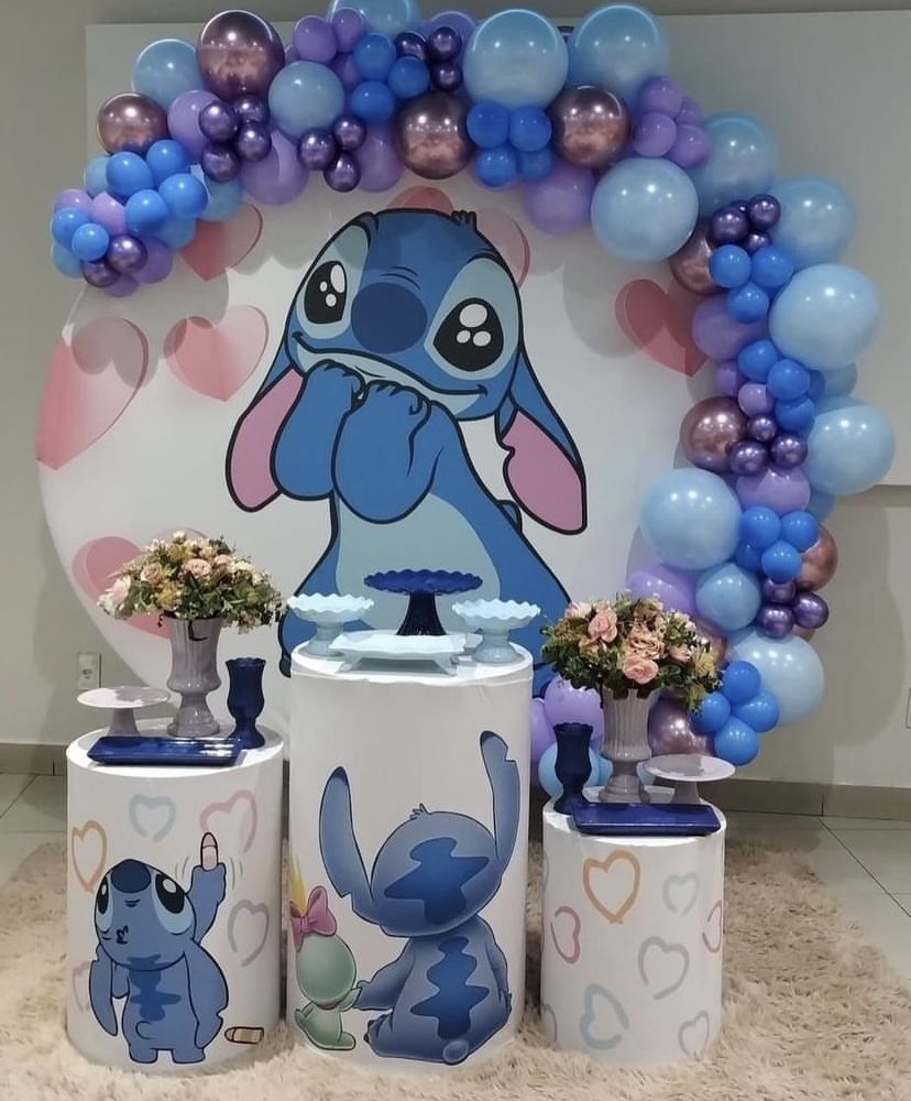 decoração stitch simples