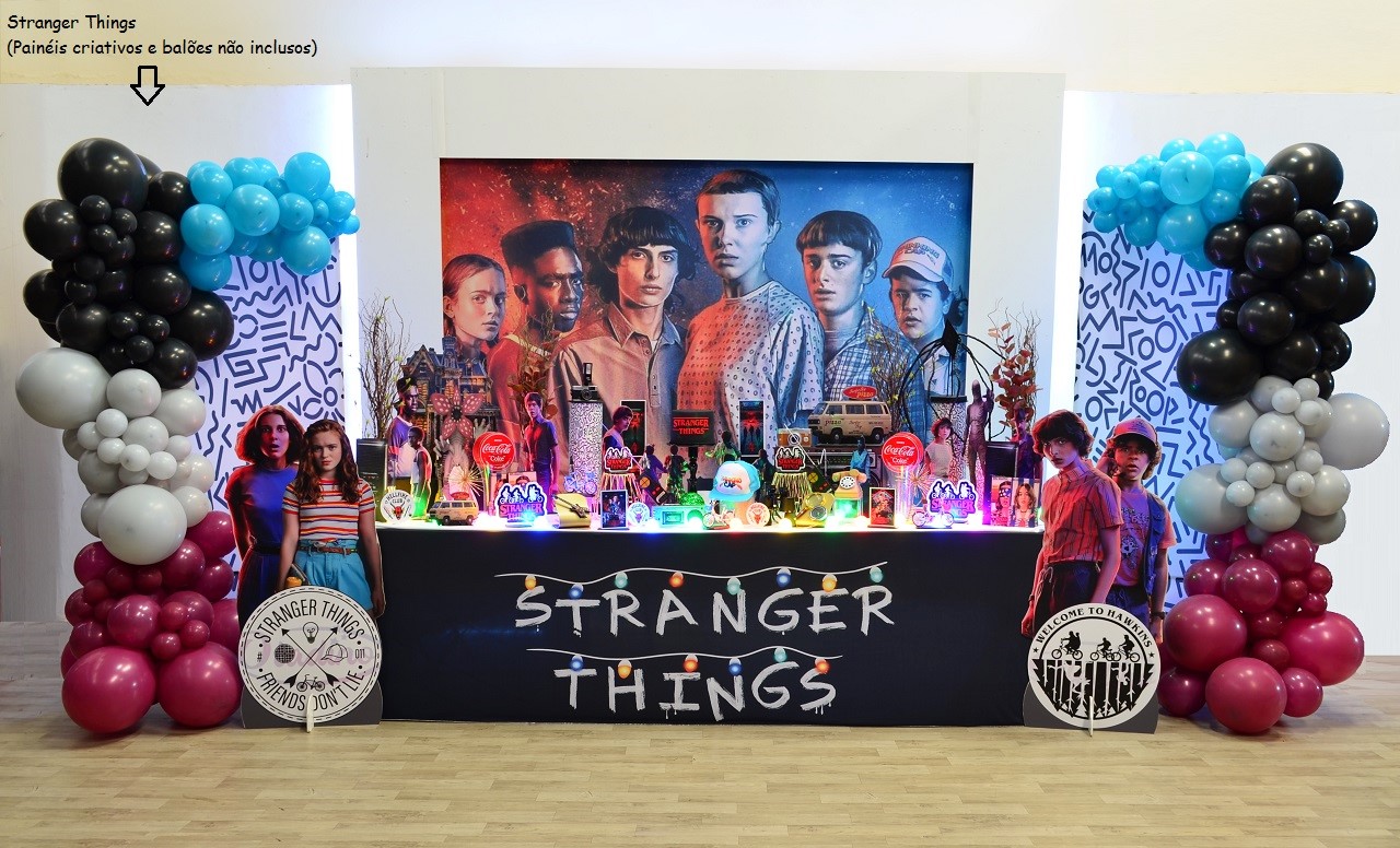 decoração stranger things