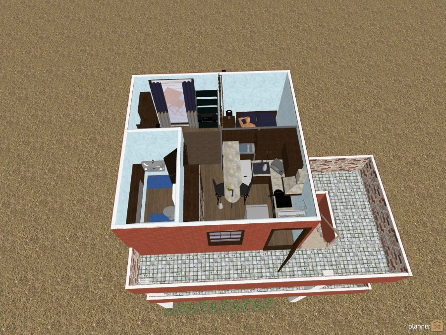 decoração studio 25m2