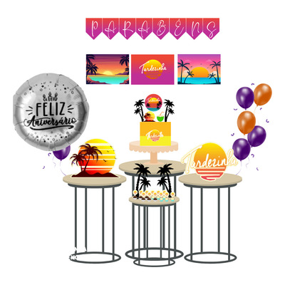 Como Fazer uma Decoração de Festa Tardezinha Simples e Barata