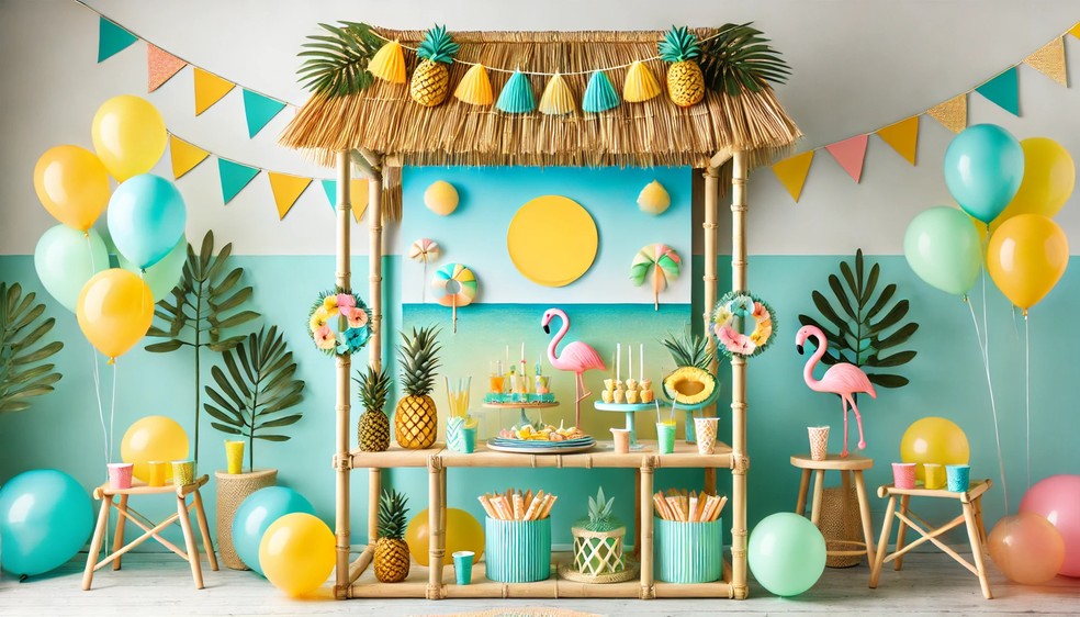 decoração tema alegria