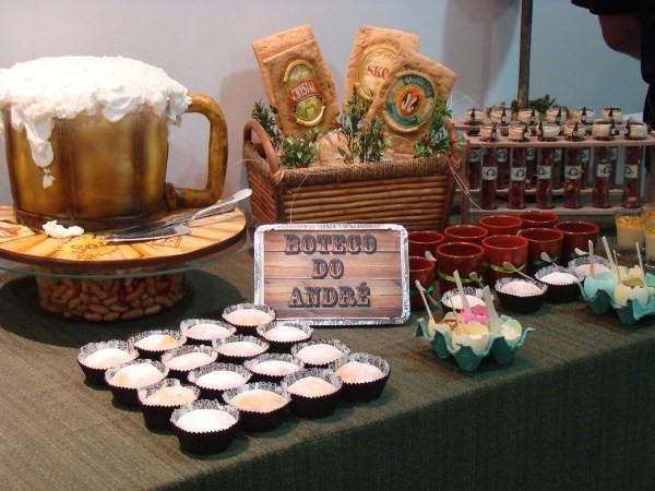 decoração tema boteco