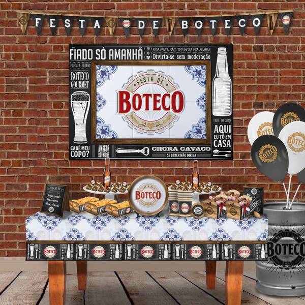 decoração tema boteco