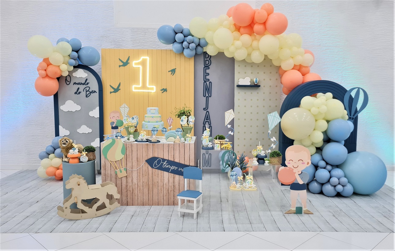 ideias de decoração de festa tema brinquedos antigos