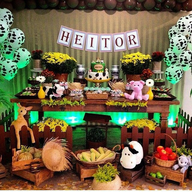 decoração tema fazendinha