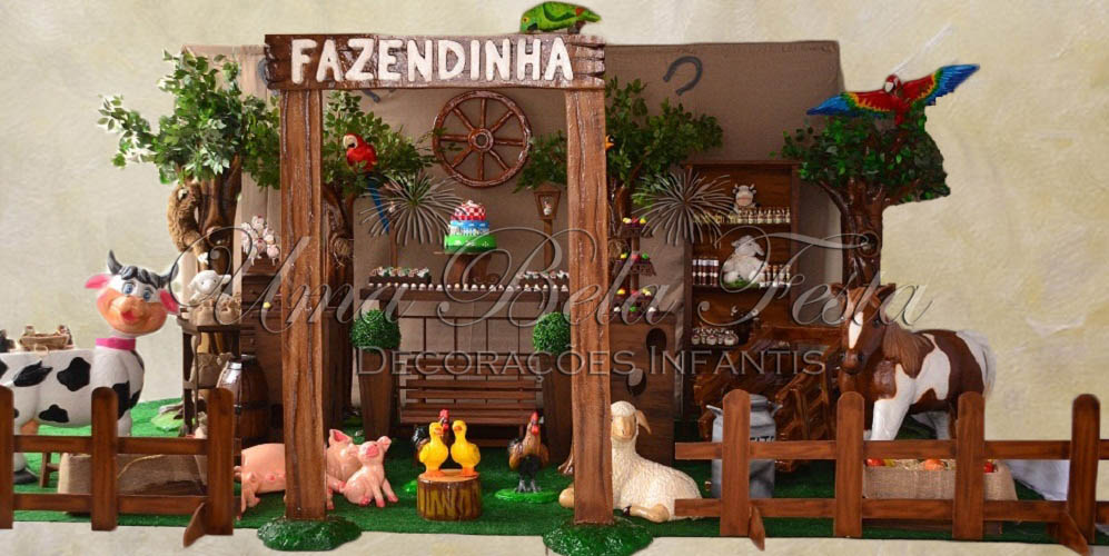 decoração tema fazendinha menino