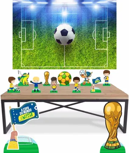 decoração tema futebol