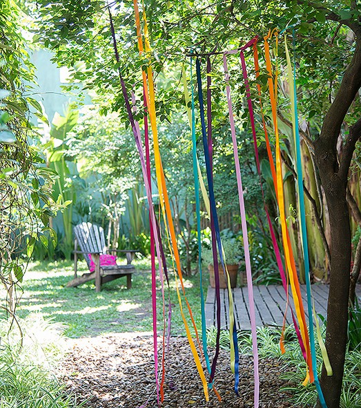 decoração jardim tema barato e criativo