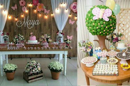 decoração tema jardim encantado