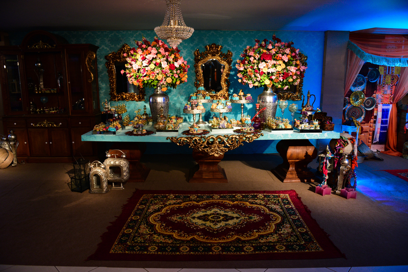 decoração tema jasmine