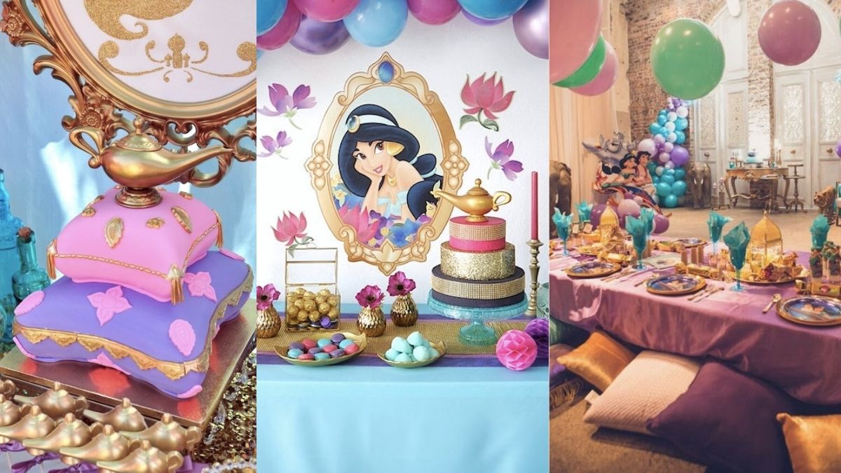 decoração tema jasmine