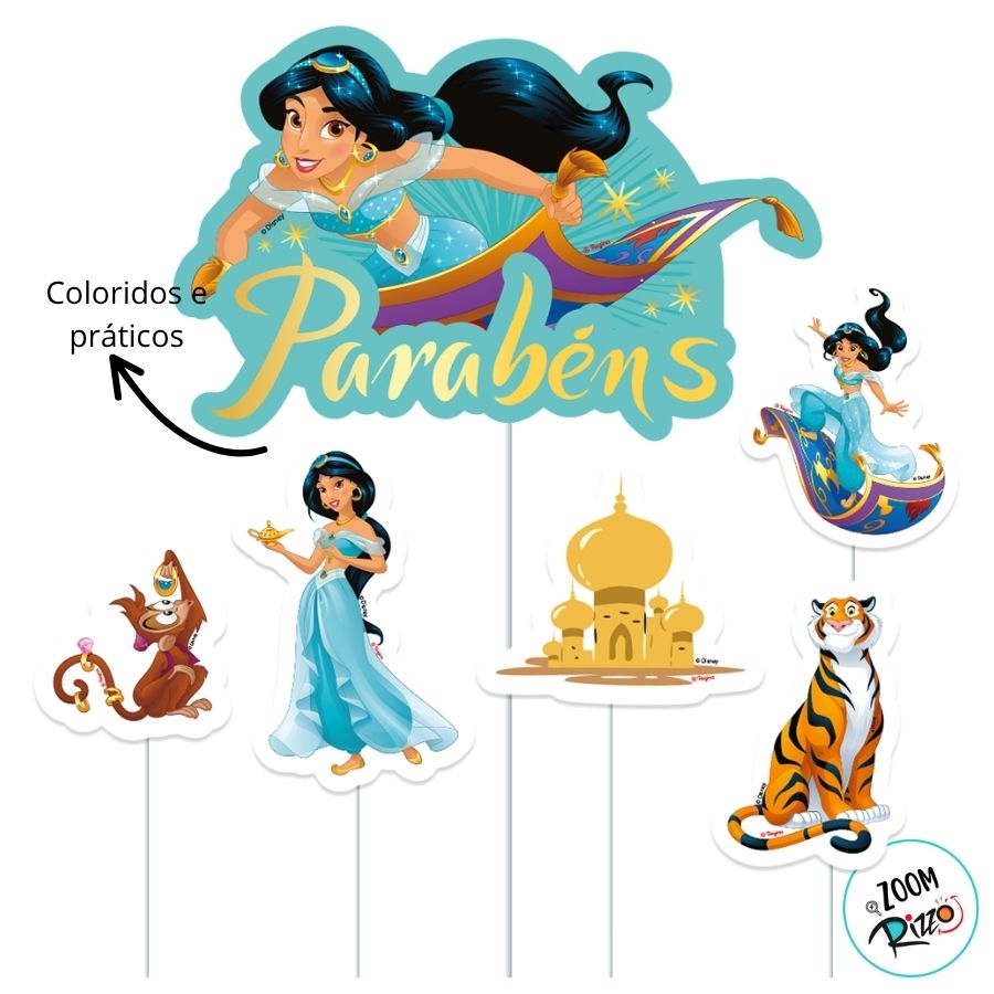 decoração tema jasmine