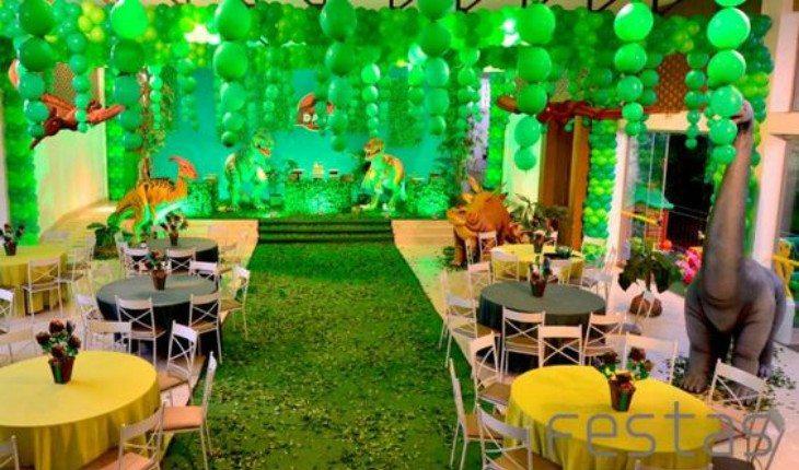 custo decoração festa jurassic park orçamento