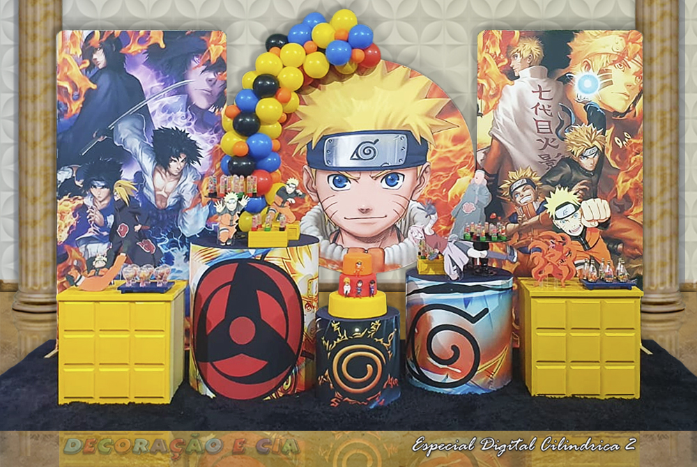 decoração naruto ou dragon ball qual melhor