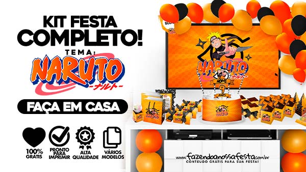 decoração naruto ou dragon ball qual melhor