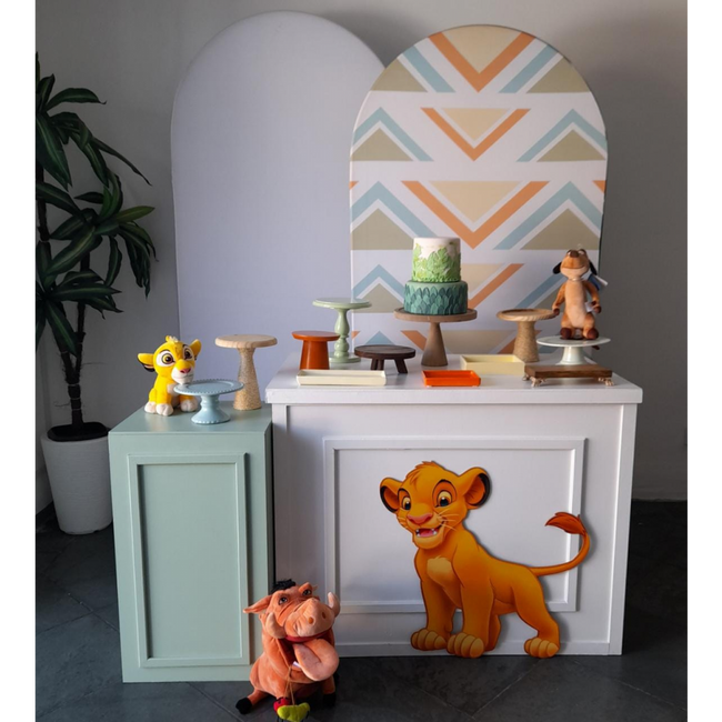 decoração tema rei leão