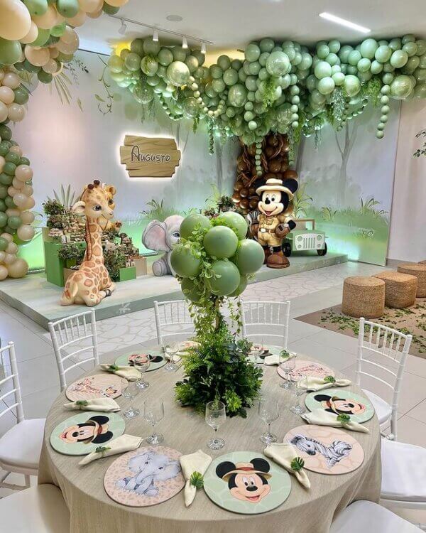 decoração tema safari