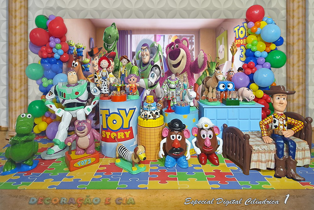 decoração toy story