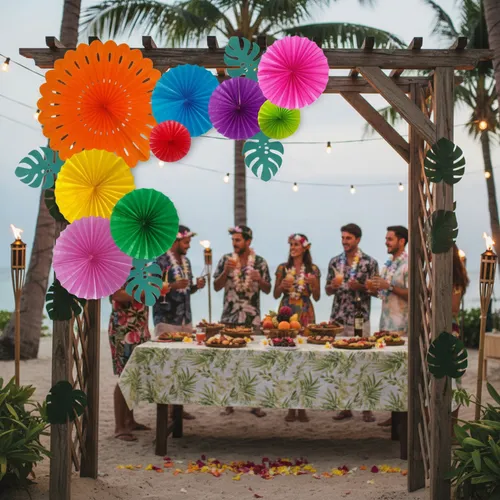 decoração tropical