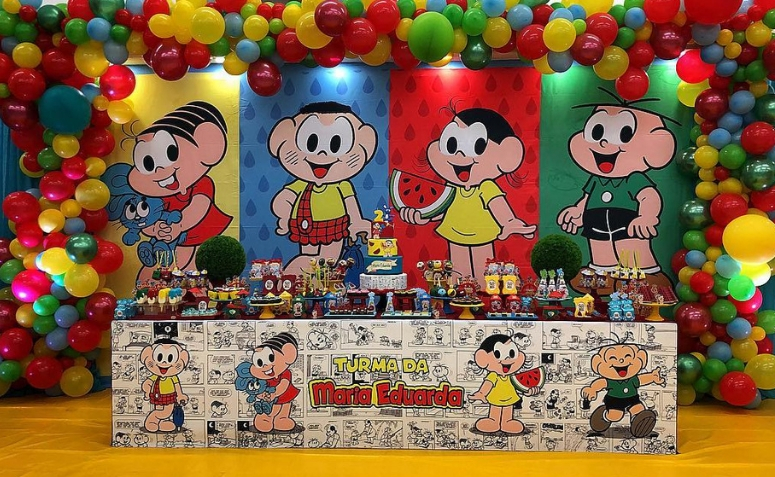 decoração turma da monica
