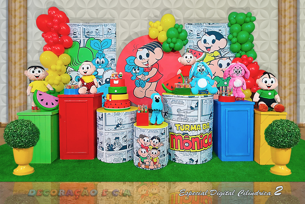 decoração turma da monica