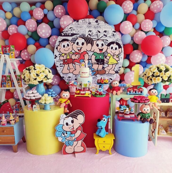 Os melhores itens de decoração para festa infantil da Turma da Mônica