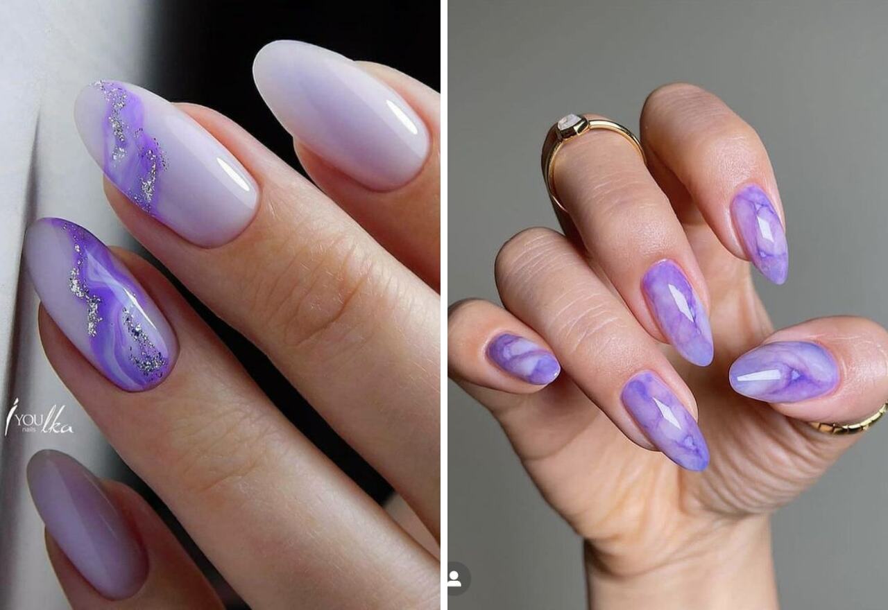 unhas lilás vs unhas lavanda qual escolher