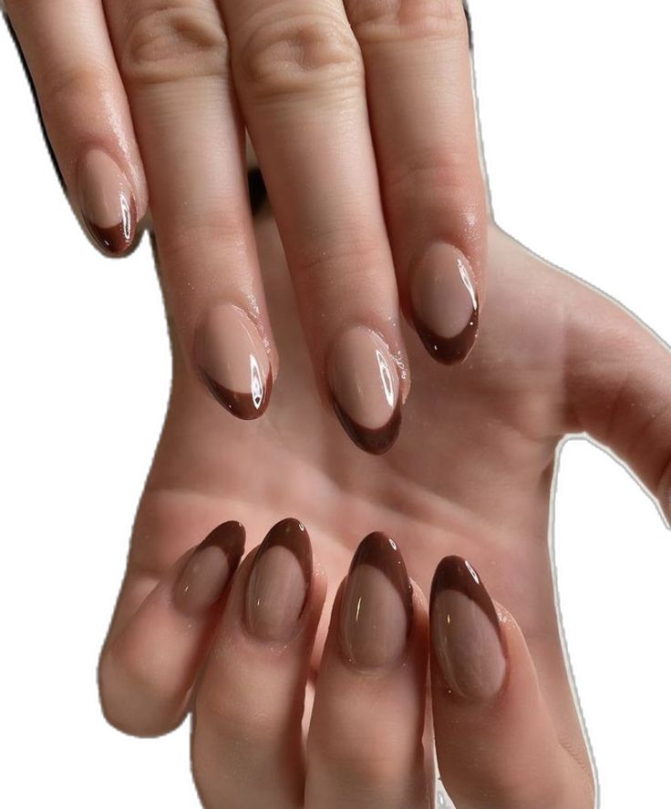 esmalte marrom chocolate ou caramelo