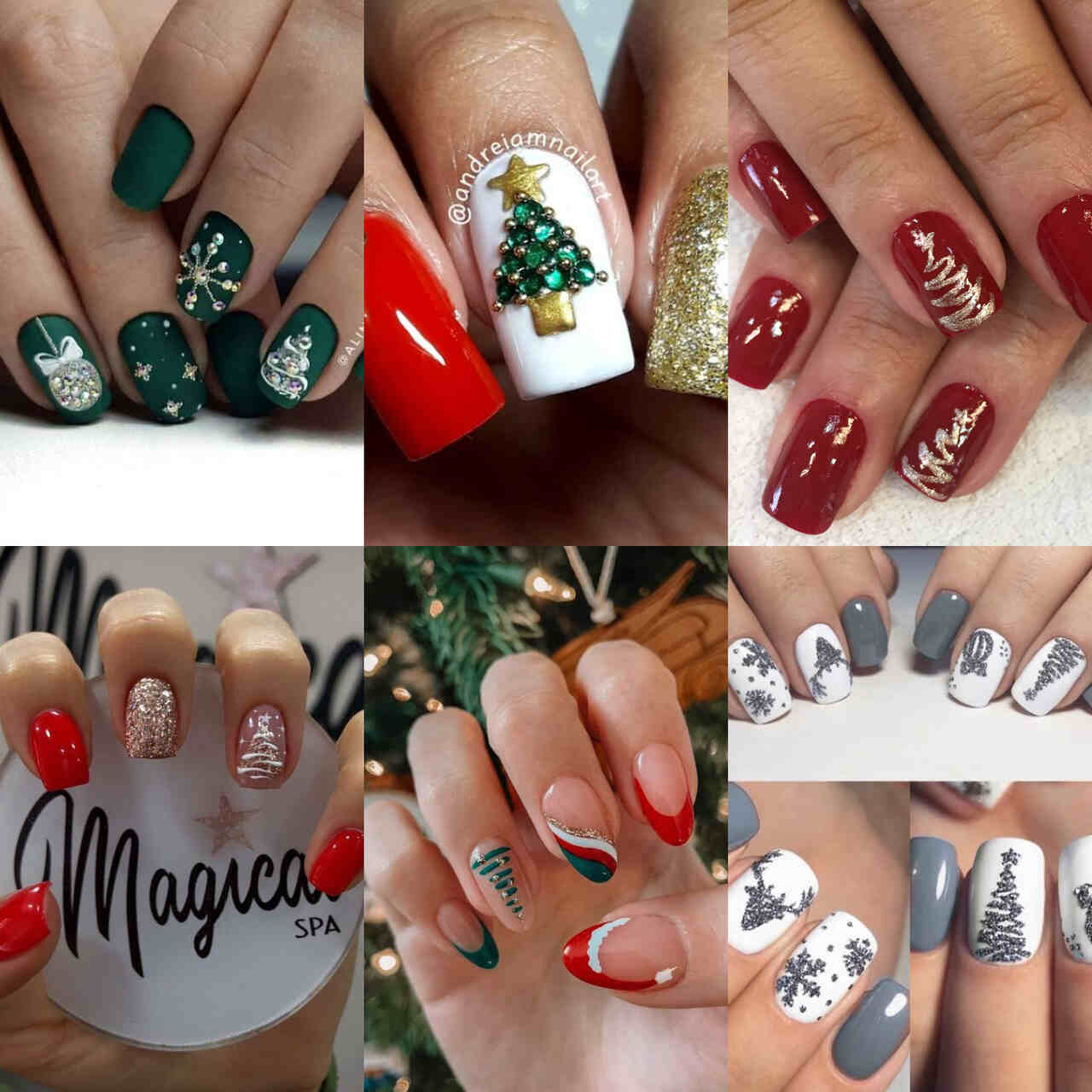 unhas postiças vs adesivos decorativos para o natal qual escolher