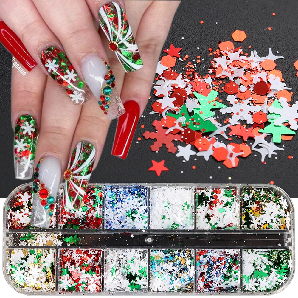 unhas postiças vs adesivos decorativos para o natal qual escolher