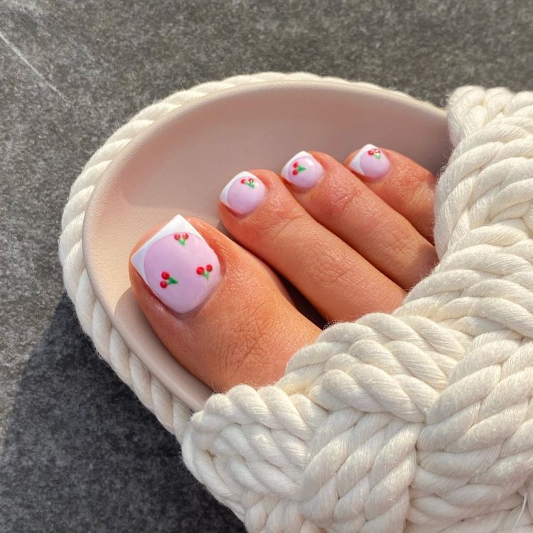decoração unhas dos pés