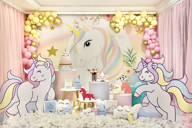 decoração unicornio
