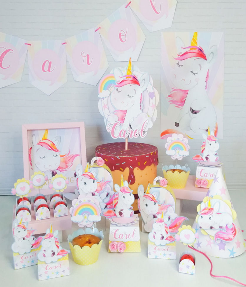 decoração unicornio