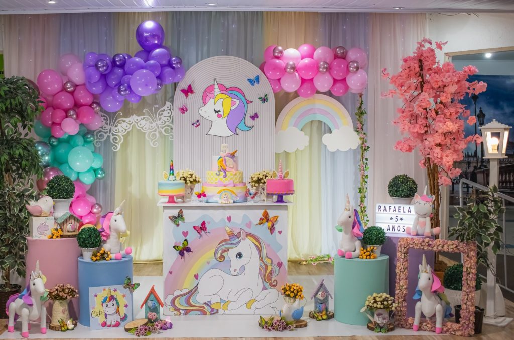 decoração unicornio