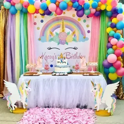 decoração unicornio