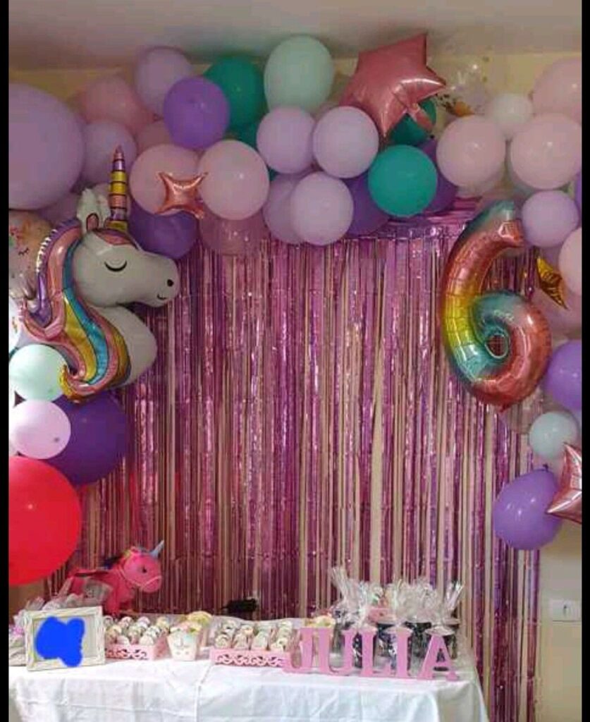 decoração unicornio simples