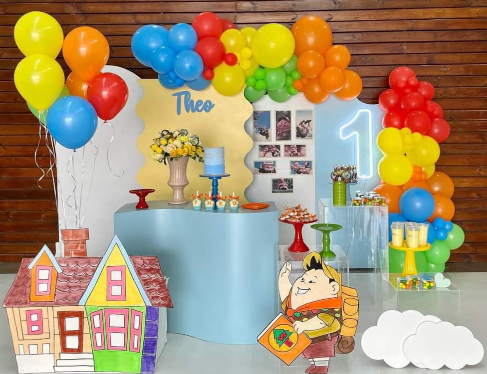 decoração barata up altas aventuras como fazer