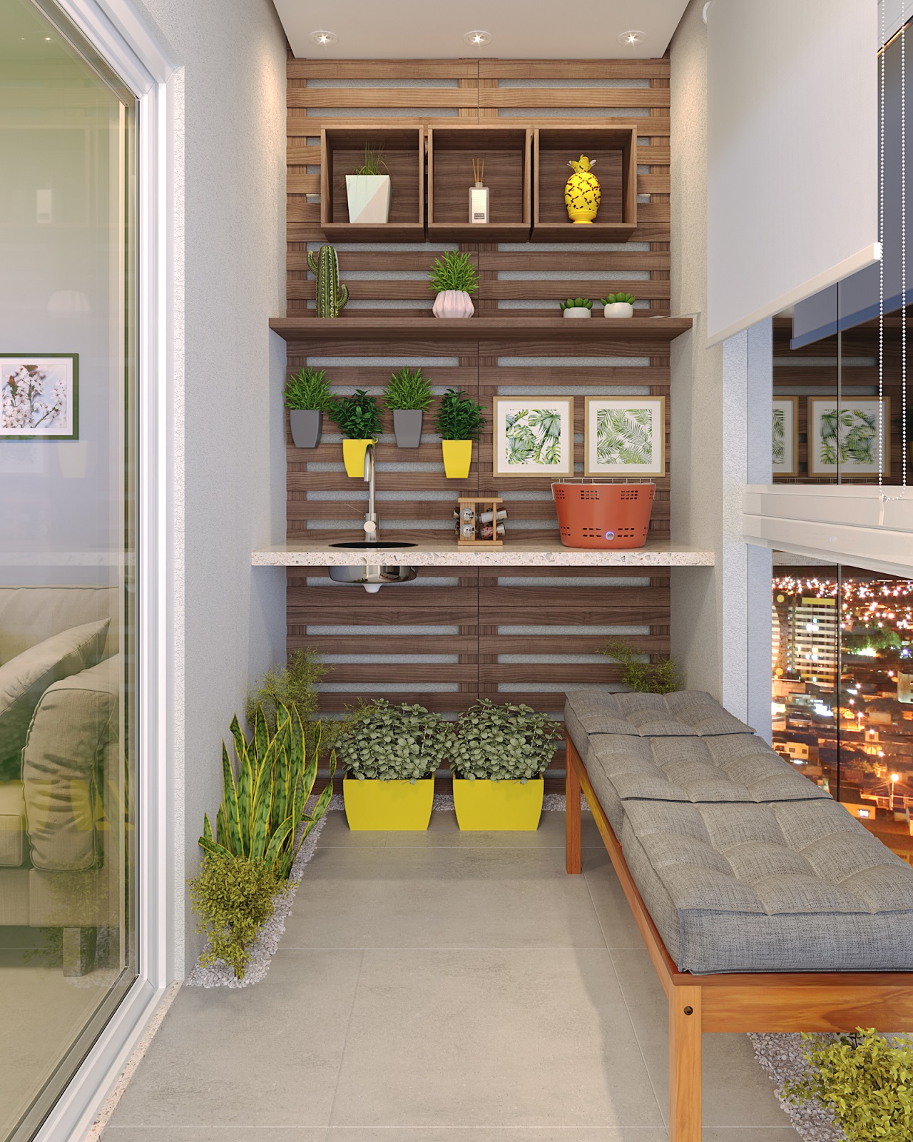 decoração varanda pequena