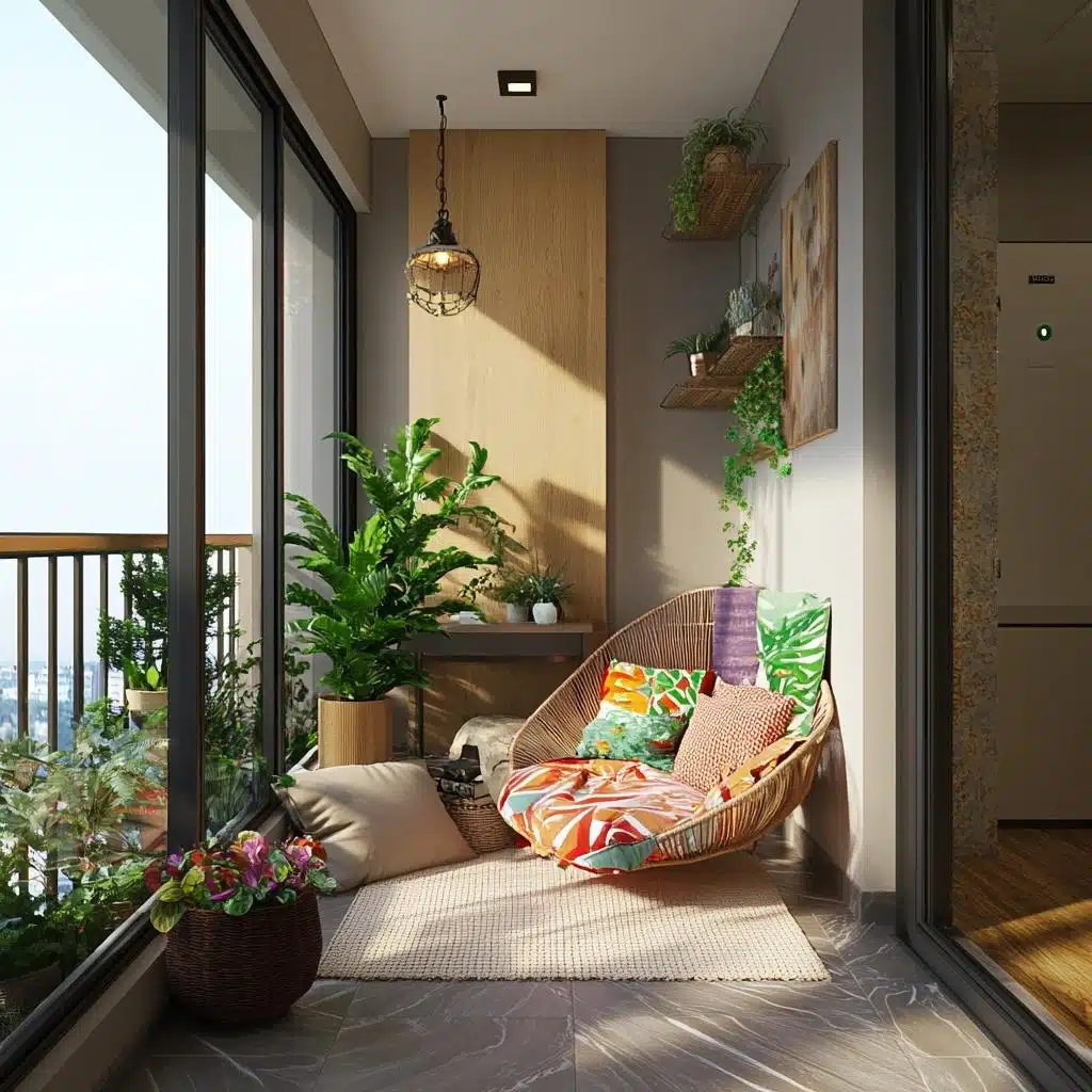 decoração varanda pequena aberta